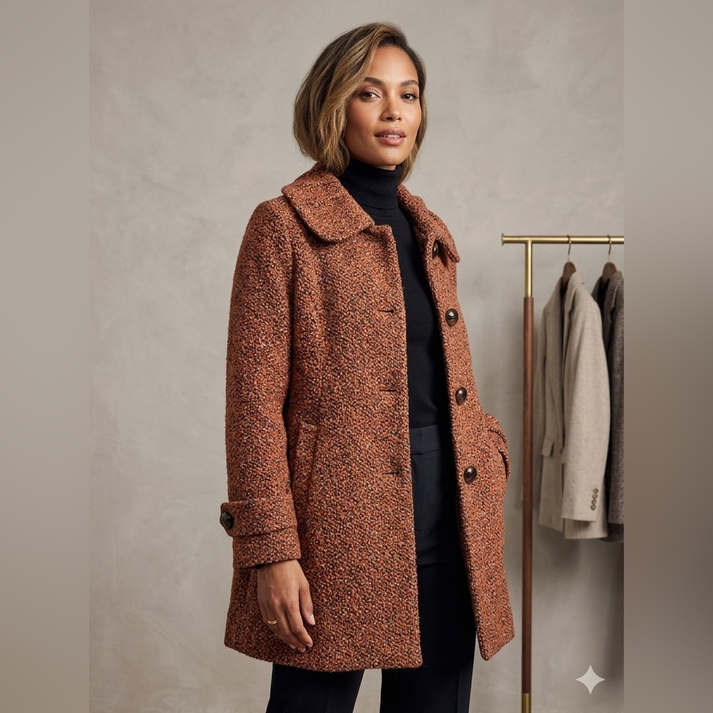 Vintage Beverly Hills Polo Club Women's Tweed Coat